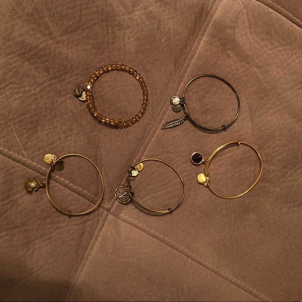 5 Alex and Ani Bracelets!